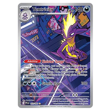 Pokemon Mega Evolution Phantasmal Flames Toxtricity 103132