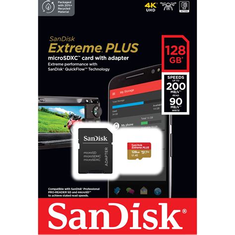 Sandisk Extreme Plus Mem Riak Rtya Microsdxc Gb Ak R Mb S