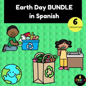 Bundle Earth Day Activities In Spanish Activitidades Dia De La Tierra