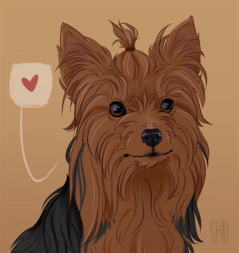 Pin by Fernanda Rodrigues on Poster | Dog design art, Yorkie painting ...