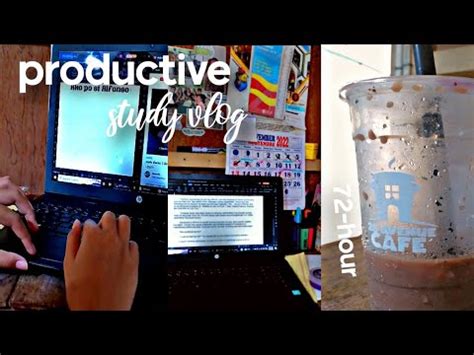 72 HOUR Productive Study Vlog Stu Dying For MIDTERMS Lots Of Note