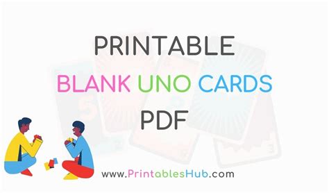 Free Printable Blank Uno Cards Template Pdf Printables Hub