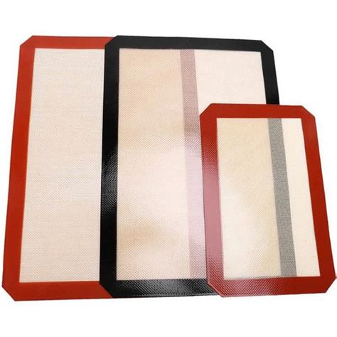 Lot De 3 Tapis De Cuisson En Silicone Sans BPA Plaque De Cuisson