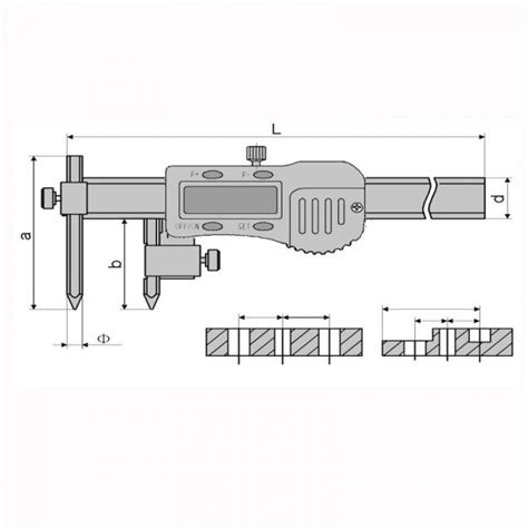 Bohrungsabstand Messschieber 10 300 Mm Messwelt