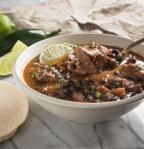 Mexican Pork And Black Bean Stew Glebe Kitchen Recipe Black Bean Stew Bean Stew Pork Stew