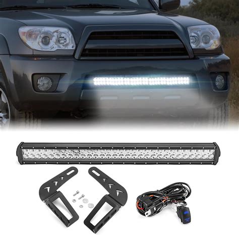 Amazon WeiSen 32 LED Straight Light Bar Front Hidden Bumper