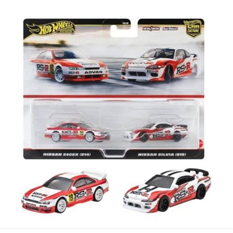 Jual Hot Wheels Twin Pack Nissan 240 SX S14 Nissan Silvia S15 Shopee Indonesia