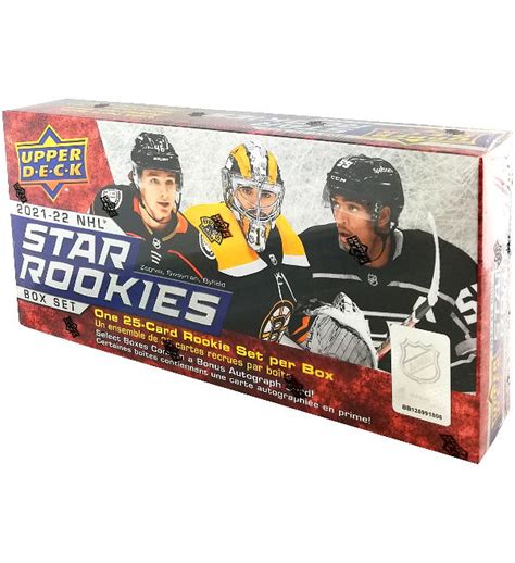 Upper Deck NHL 2021 22 Star Rookies Hockey Box Set Stickerpoint