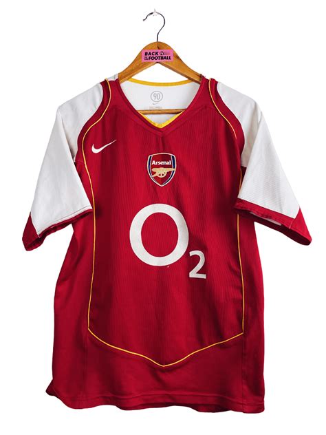 Maillot Vintage 2004 2005 Arsenal Henry 14 S M Back To The