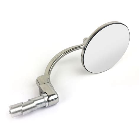 Bar End Mirror Wide Vision With Ball Joint Fixing