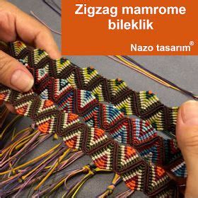 Zig Zag Makrome Aztek Bileklik Nas L Yap L R Macrame Bracelets Diy