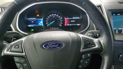 Ford Edge Oil Change Maintenance Reminder Light Reset Turn Off