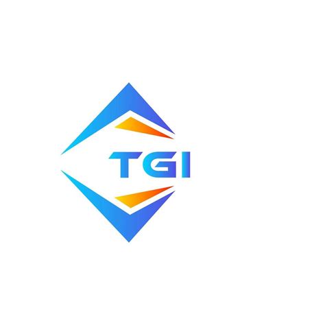 Tgi Abstract Technology Logo Design On White Background Tgi Creative