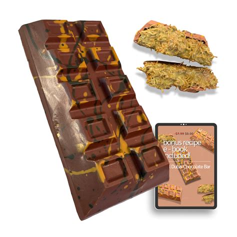 Generic Dubai Chocolate Viral Pistachio Stuffed Chocolate Bar Full Size