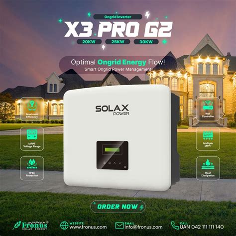 Solax Power Kw X Pro G Ph On Grid Solar Inverter Suntech Mall