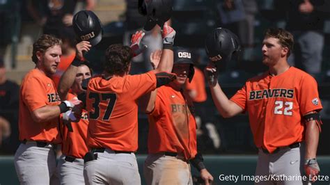 Arkansas Oregon State Headline Kubota College Baseball Series Weekend 2 Flobaseball