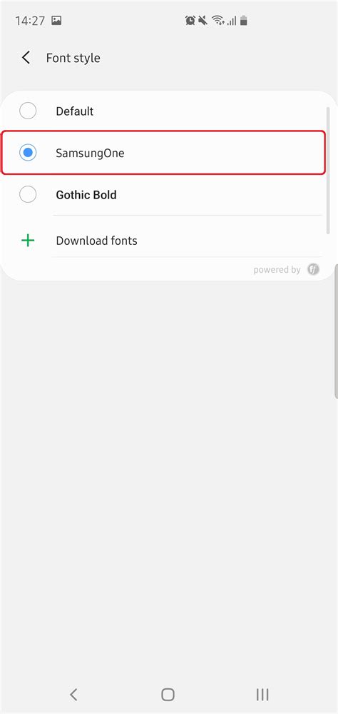 How To Enable The Samsung One Font On The Galaxy S Sammobile