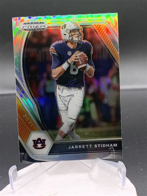 2021 Panini Prizm Draft Picks Jarrett Stidham Silver Prizm Auburn