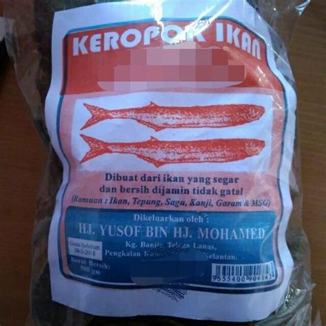 Keropok Ikan Segar G Lazada