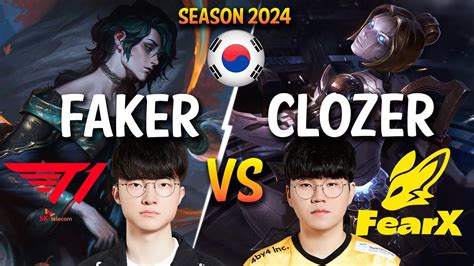 T Faker Vs Fox Clozer Faker Hwei Vs Clozer Orianna Mid Patch