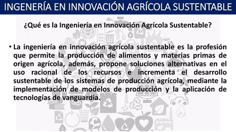 Qu Es La Ingenier A En Innovaci N Agr Cola Sustentable Ppt