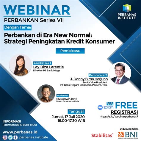 Perbanas Institute Webinar Perbankan Series Vii Dengan Tema