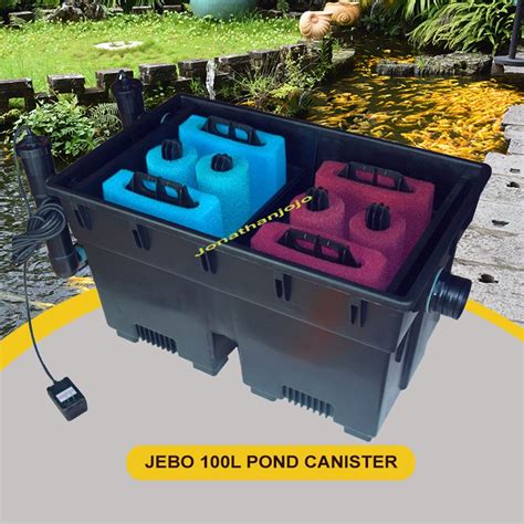 Jual Jebo L Filter Kolam Koi Pond Sump Filter Canister Kolam Uv