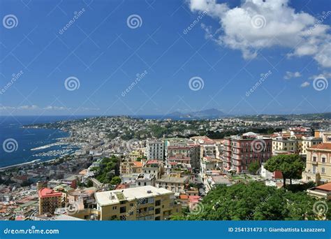 The Castles of Naples, Italy. Stock Image - Image of seascape ...