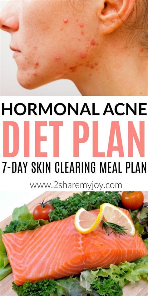 Hormonal Acne Diet Plan Best 7 Day Clear Skin Meal Plan Clear Skin