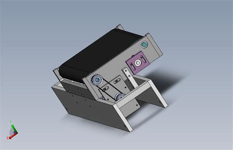 19 长250宽350皮带输送线3d模型图纸 Solidworks设计solidworks 2012模型图纸下载 懒石网