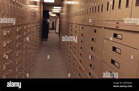 microfiche storage genealogy library Mormon LDS church HD 8739 Stock ...