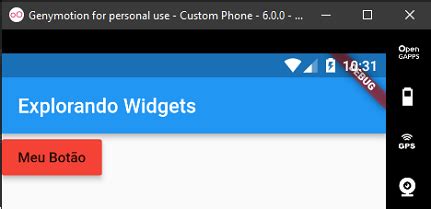 Flutter Apresentando Widgets II