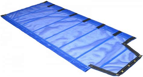 Side Roll Tarp with Tail Flap for End Dump Trailer Bed - 11oz Open Mesh ...