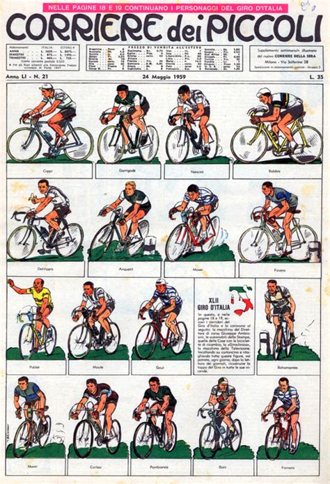 SCAN figurine 42º Giro d Italia 1959 Corriere dei Piccoli