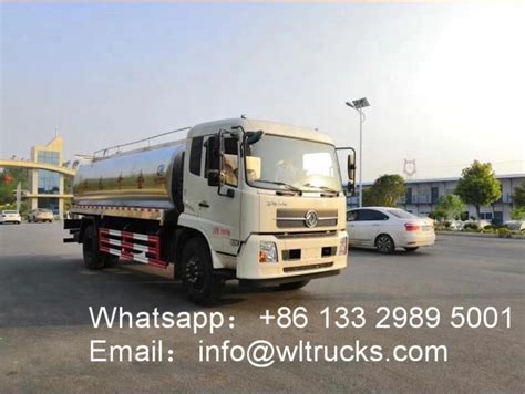 Dongfeng 10000 Liter To 15000liters Insulated Milk Tank Truck Fuel