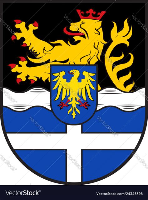 Coat Of Arms Of Germersheim Royalty Free Vector Image