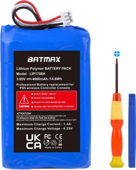 Amazon Batmax 4000mAh LIP1708 Battery For Sony PS5 PlayStation 5