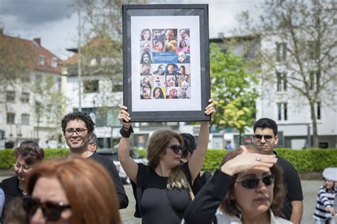 Demonstration in Saarbrücken für Menschenrechte im Iran