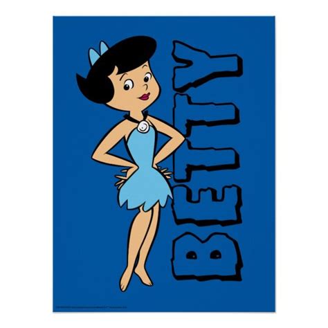 The Flintstones Betty Rubble Poster In 2020 With Images