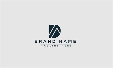 Da Logo Design Template Vector Graphic Branding Element