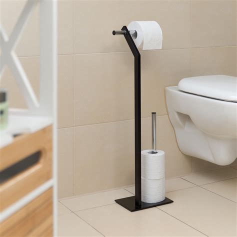 Bol Relaxdays Vrijstaande Toiletrolhouder Closetrolhouder