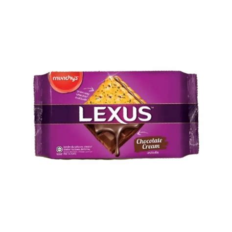 Munchys Lexus Chocolate Cream Salted Chocolate Biscuit Sandwich 10