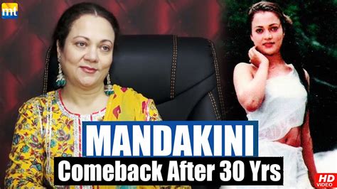 Ram Teri Ganga Maili Fame Mandakini Makes A Comeback After 30 Years Youtube