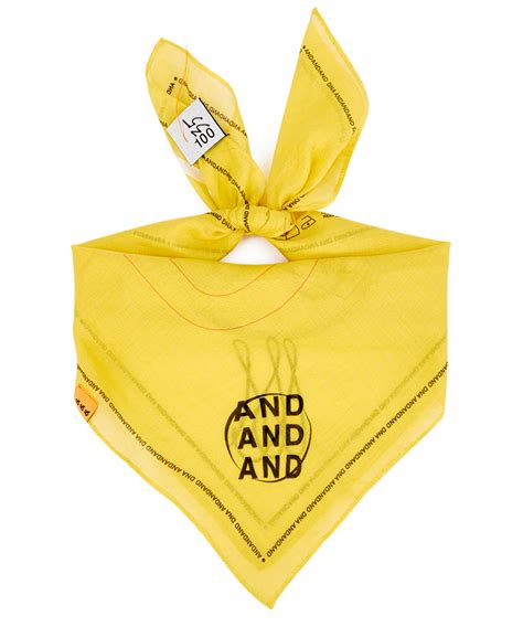 Graphic Bandana Smiley Colourway Brand Andandand Andandand