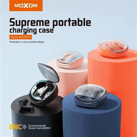 Moxom Totally Wireless High-Performance Earbuds With Environmental ...