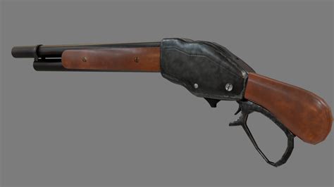 Winchester 1887 - 3D Model by sathak