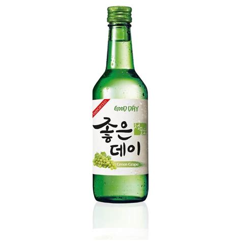 Buy Good Day Green Grape Soju 좋은데이 청포도 소주 360ml Online Au