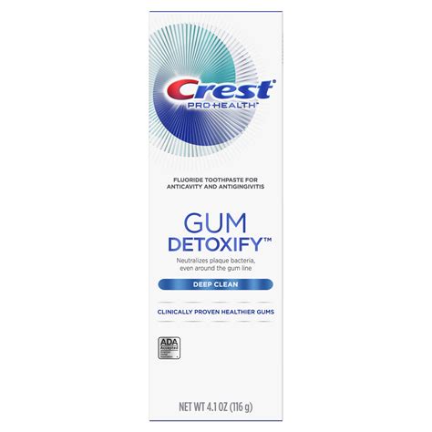 Crest Pro Health Gum Detoxify Toothpaste Deep Clean 4 1 Oz