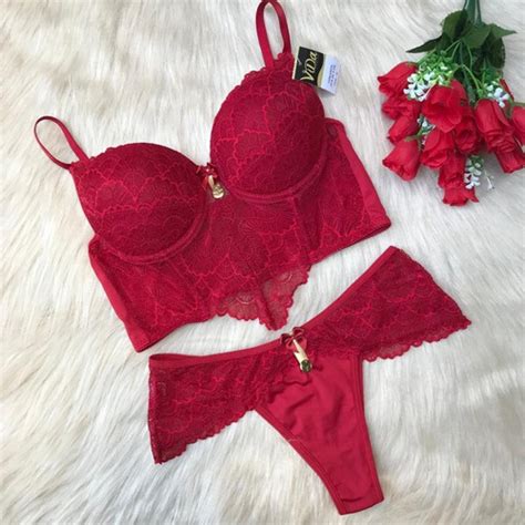 Conjunto Lingerie Feminina Bojo Langerie Sexy Sensual Parcelamento Sem Juros