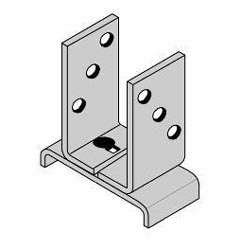 SOCLE POUR POTEAU À VISSER RÉGLABLE 8714318007454 Quincaillerie